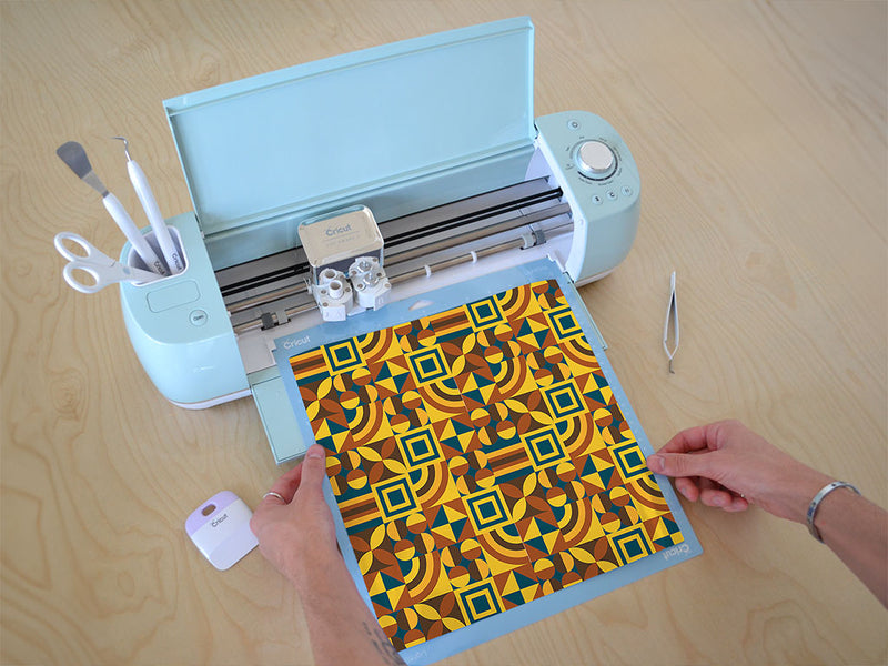 buttery goodness mosaic Cricut Compatible Vinyl