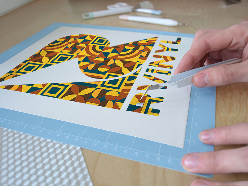 buttery goodness mosaic Easy Weed Craft Vinyl