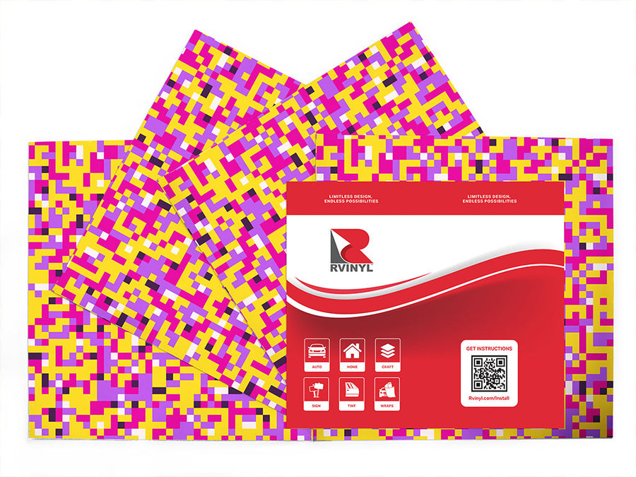 bye felicia pixel Craft Vinyl Sheet Pack