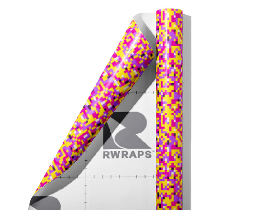Bye Felicia Pixel Wrap Film Sheets~Rwraps Series 914 Bye Felicia Pixel Scrolled Sheet~3