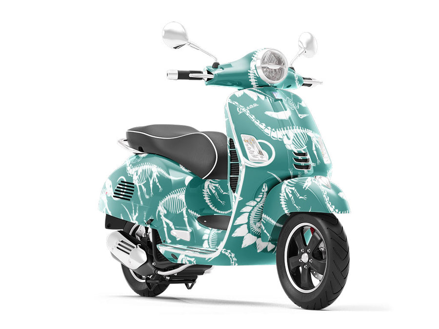 Bygone Blues Dinosaur Vespa Scooter Wrap Film