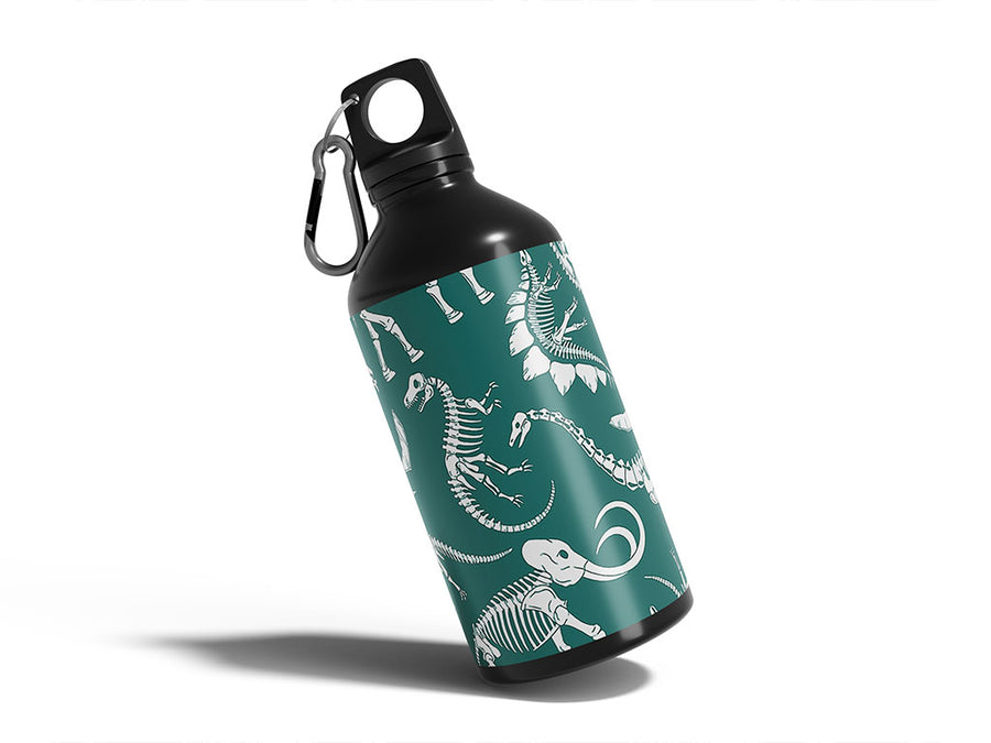 bygone blues dinosaur Water Bottle DIY Stickers
