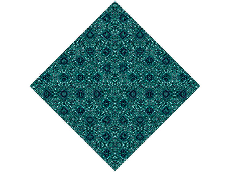 Cadet Squares Mosaic Vinyl Wrap Pattern