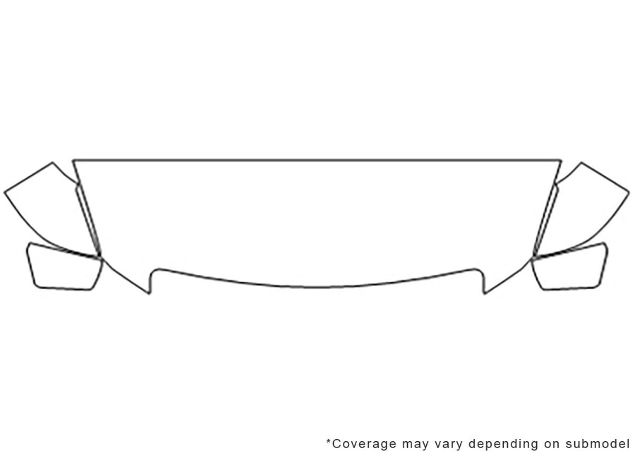 ats 3M Clear Bra Hood Precut PPF Diagram