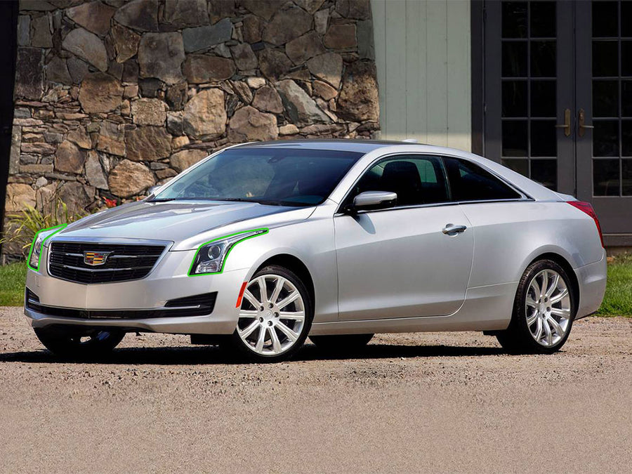 cadillac ats 2013-2019 Headlight Protection Installation Location