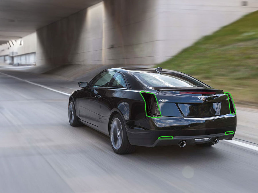 ats (sedan) Tail Light Tint Installation Points