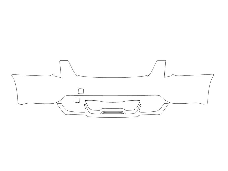 ct5 3M Clear Bra Door Cup Precut PPF Diagram