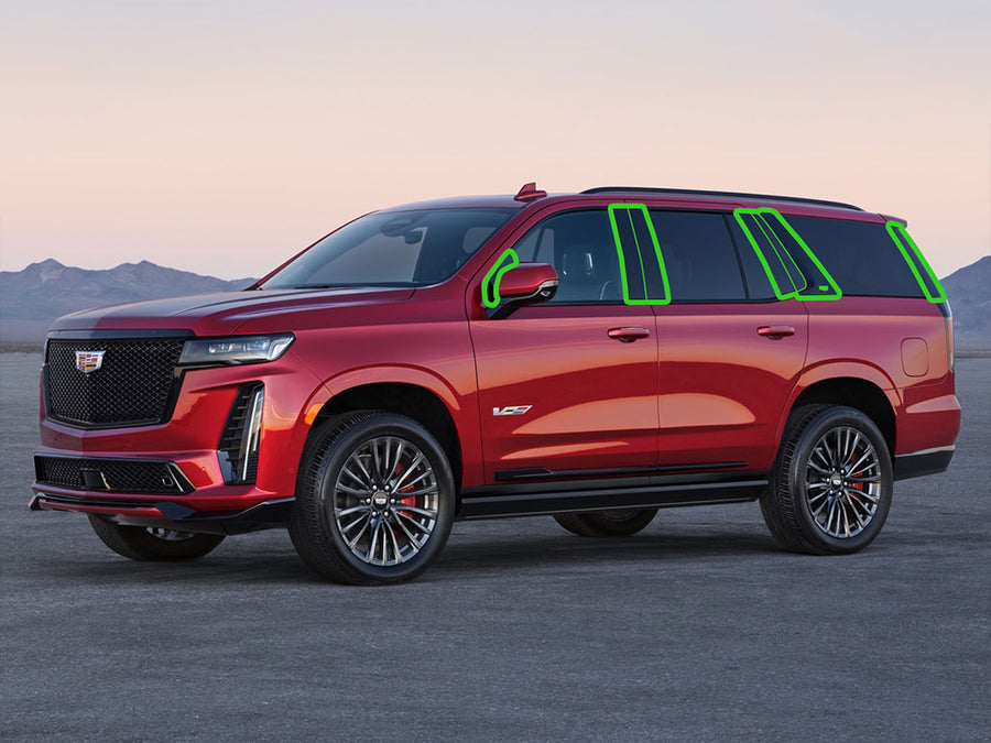 cadillac escalade 2021-2024 Pillar Post Trim Installation Location