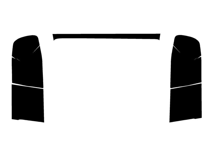seville Precut Tail Light Tint Diagram