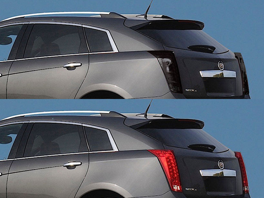 srx Before and After Smoked Taillights