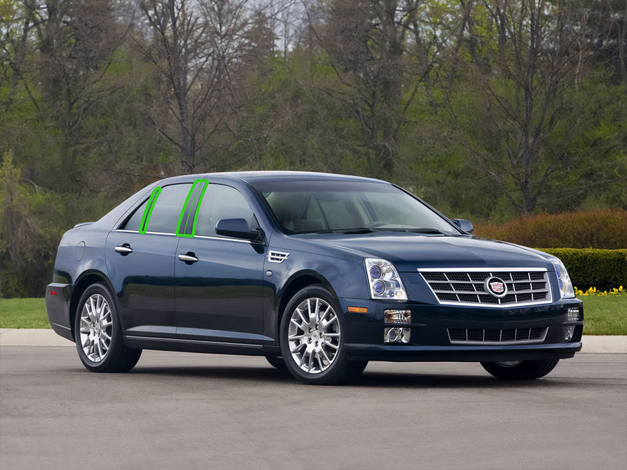 cadillac sts 2005-2011 Pillar Post Trim Installation Location