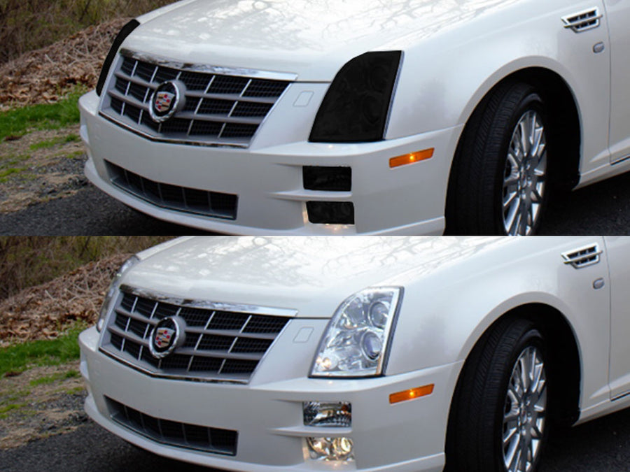 cadillac sts 2008-2011 Headlight Tint Appearance