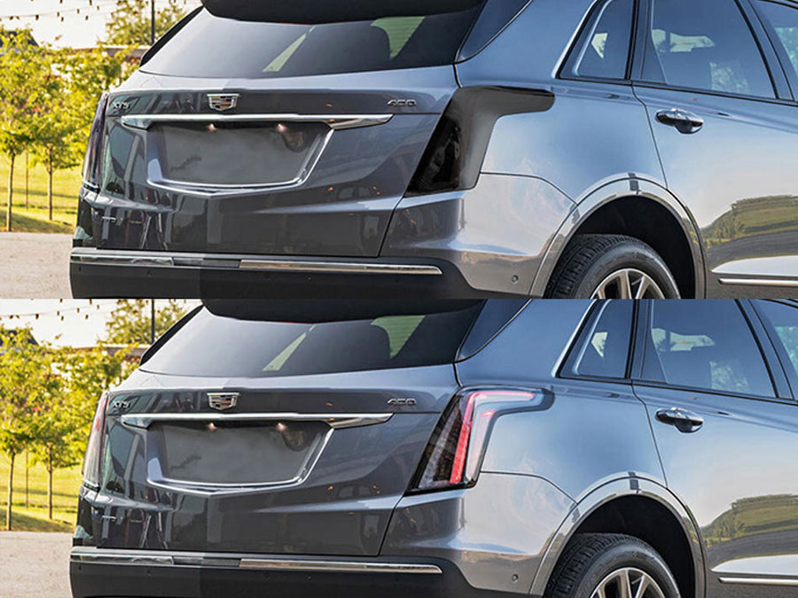 xt5 Before and After Smoked Taillights
