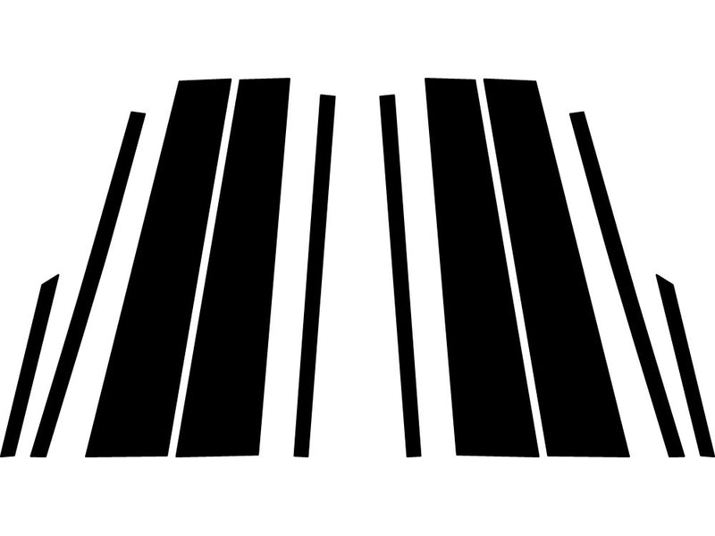 cadillac xt6 2020-2024 Camo Pillar Trim Diagram