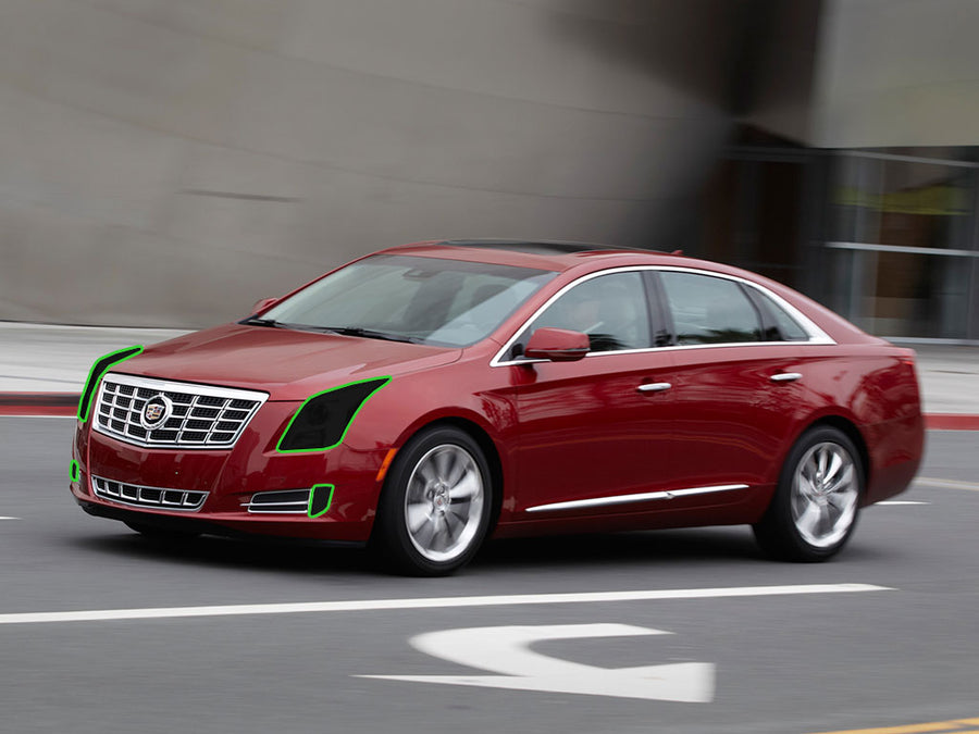 cadillac xts 2013-2017 Headlight Tint Location