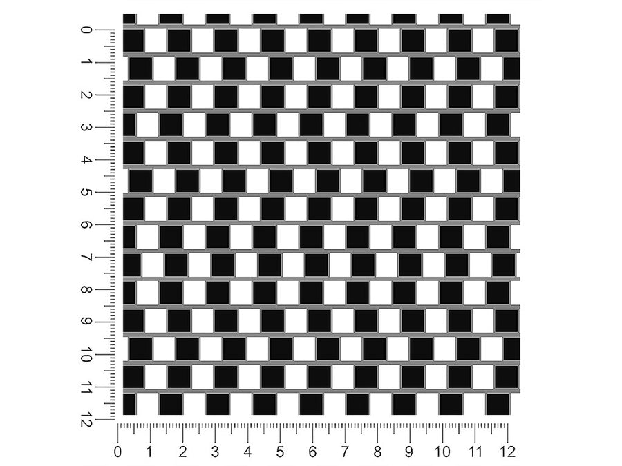 cafe wall optical illusion 1ft x 1ft Craft Sheets