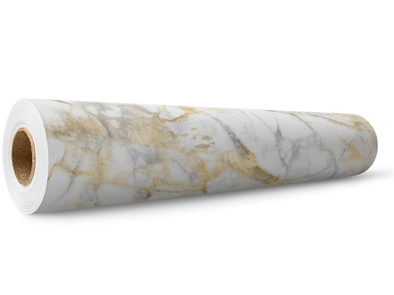 Calacatta Gold Marble Wrap Film Wholesale Roll~Rwraps Series 914 Digitally Printed Vinyl Roll~5