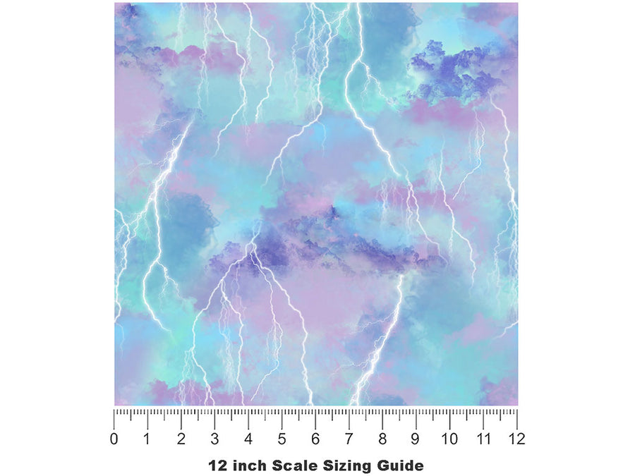 Call Heaven Sky Vinyl Film Pattern Size 12 inch Scale~Rwraps Call Heaven Sky Sizing Chart~2