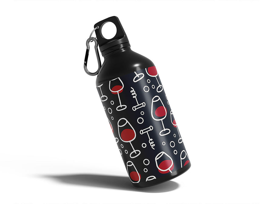 calling cabs alcohol Water Bottle DIY Stickers