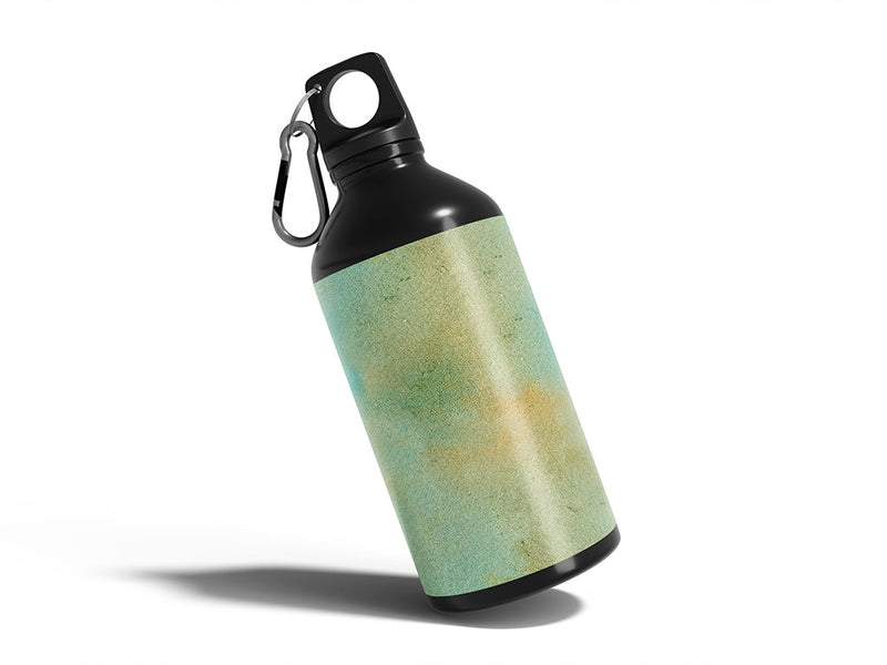 calm grasslands watercolor Water Bottle DIY Stickers