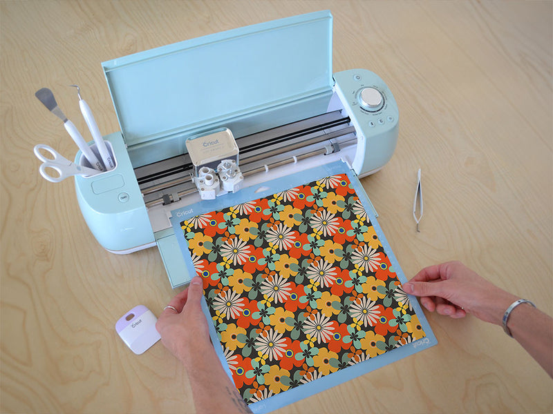 calm growth retro Cricut Compatible Vinyl