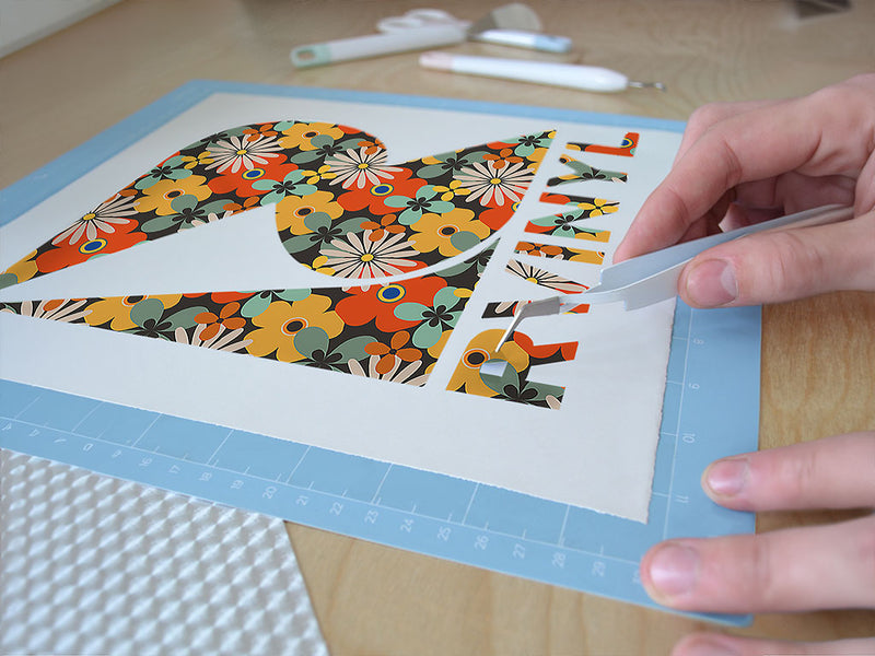 calm growth retro Easy Weed Craft Vinyl