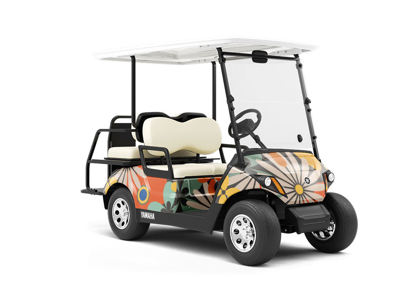 Calm Growth Retro Wrapped Golf Cart