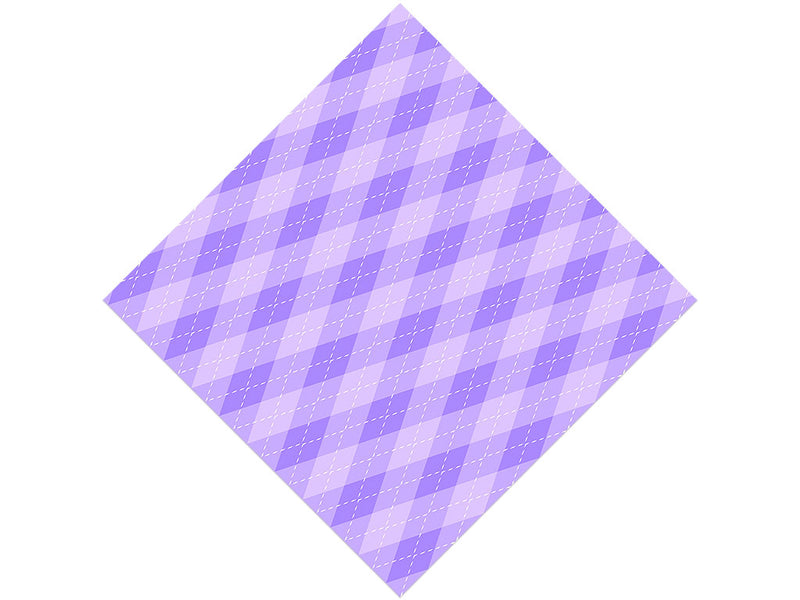Calming Orchid Argyle Vinyl Wrap Pattern