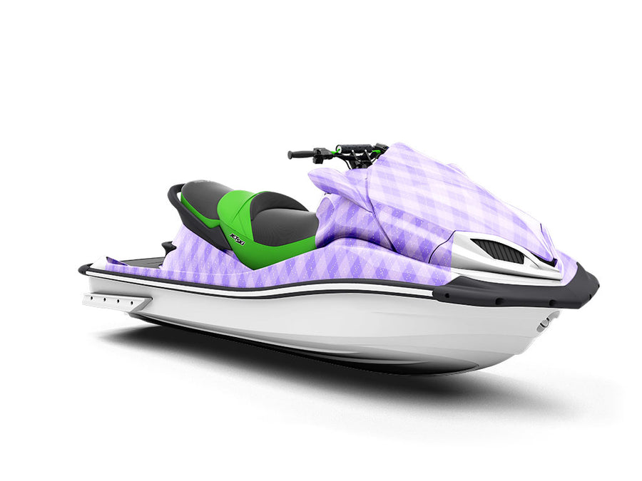 Calming Orchid Argyle Jet Ski Vinyl Customized Wrap