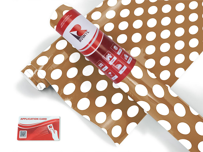 carnation pink polka dot Craft Vinyl Roll