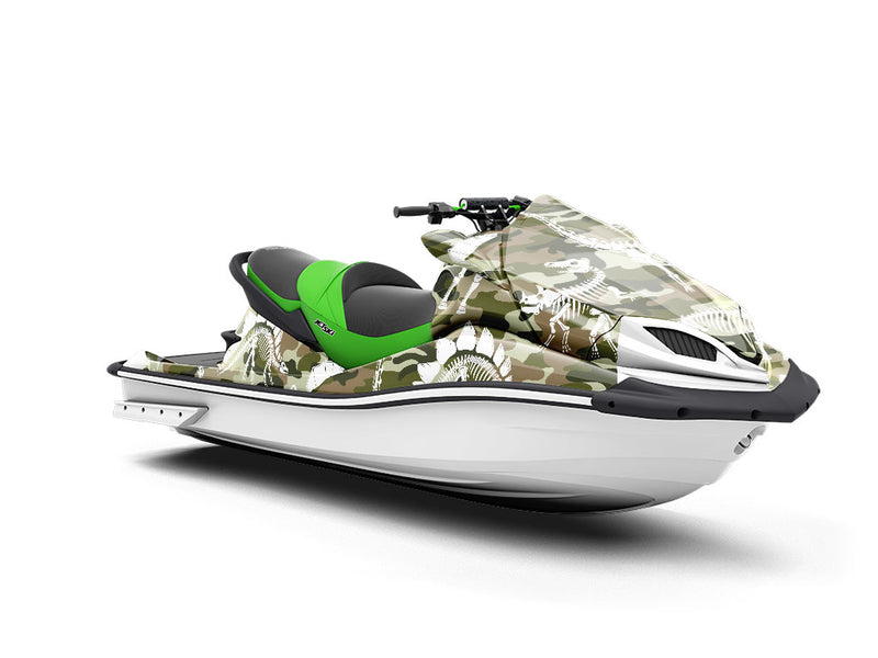 Camo Dino Dinosaur Jet Ski Vinyl Customized Wrap