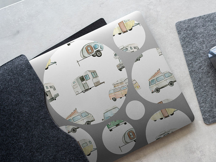 camper vans camping DIY Laptop Stickers