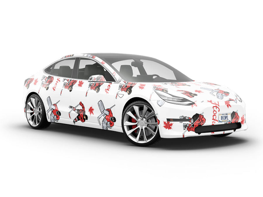 Canadian Hockey Sport Vehicle Vinyl Wrap