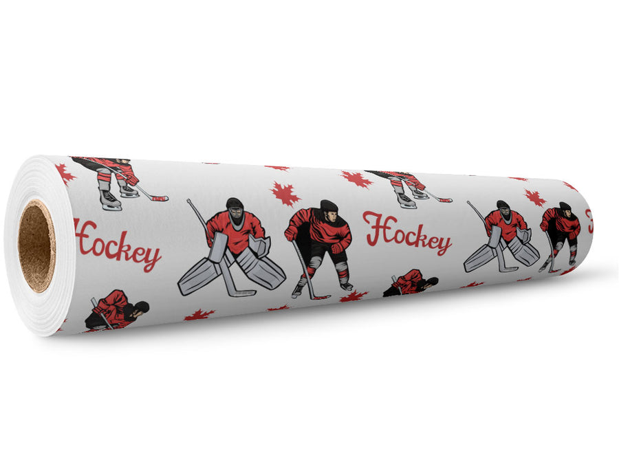 Canadian Hockey Sport Wrap Film Wholesale Roll~Rwraps Series 914 Digitally Printed Vinyl Roll~5