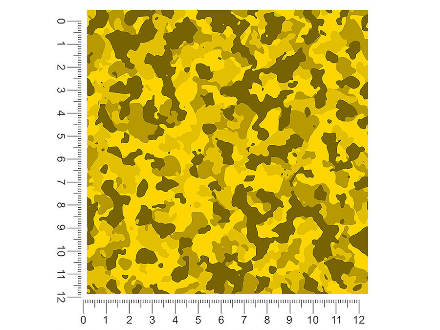 canary masquerade camouflage 1ft x 1ft Craft Sheets