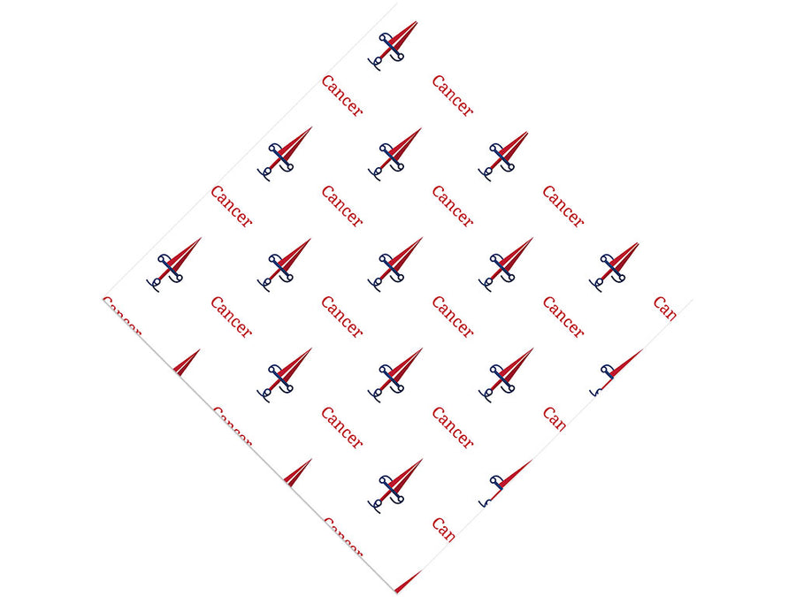 Cancer Swords Astrology Vinyl Wrap Pattern