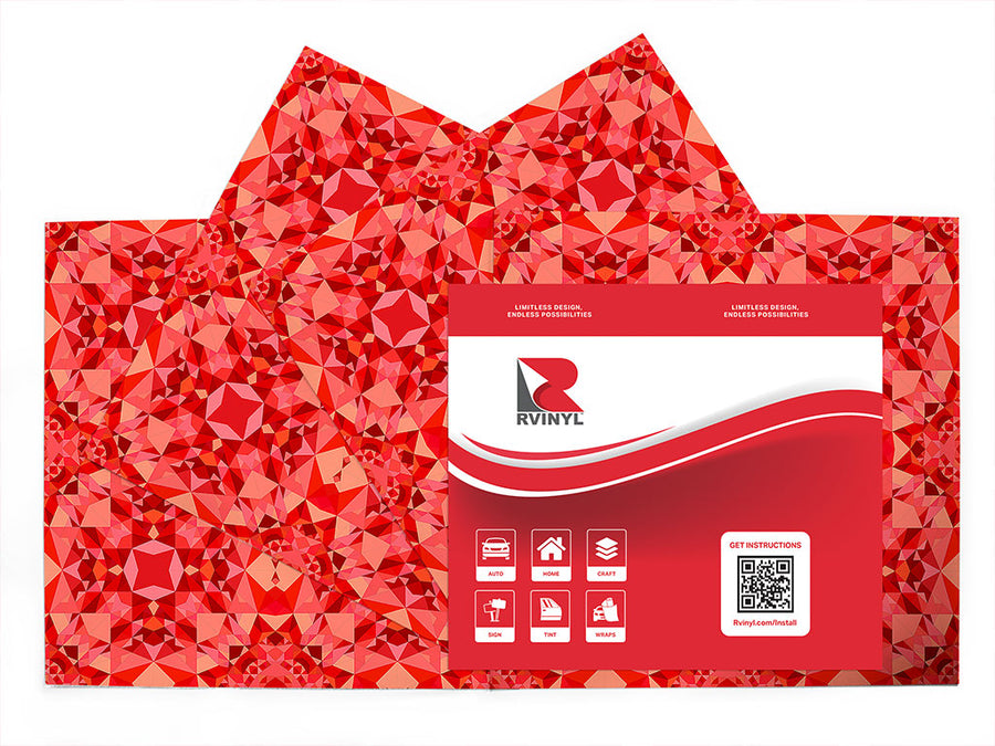 candy apples mosaic Craft Vinyl Sheet Pack