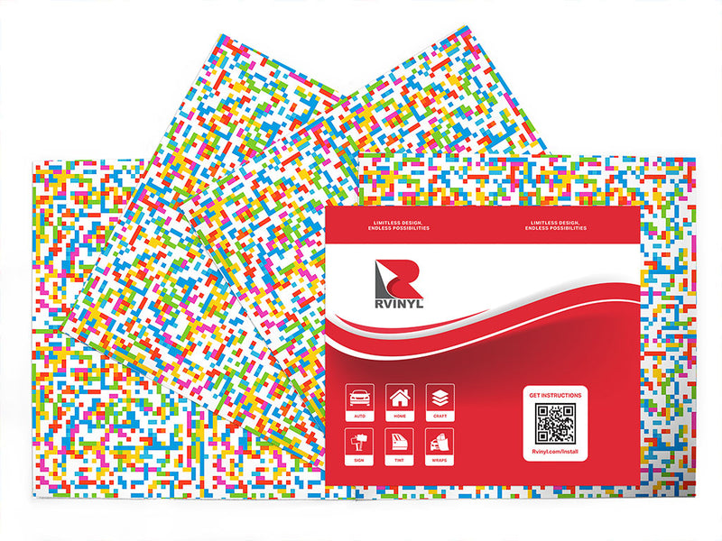 candy worms pixel Craft Vinyl Sheet Pack