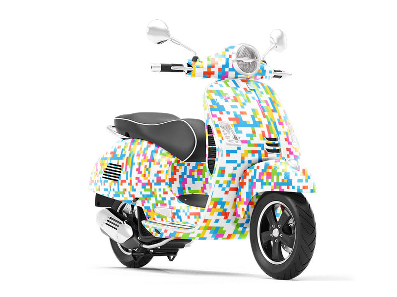 Candy Worms Pixel Vespa Scooter Wrap Film