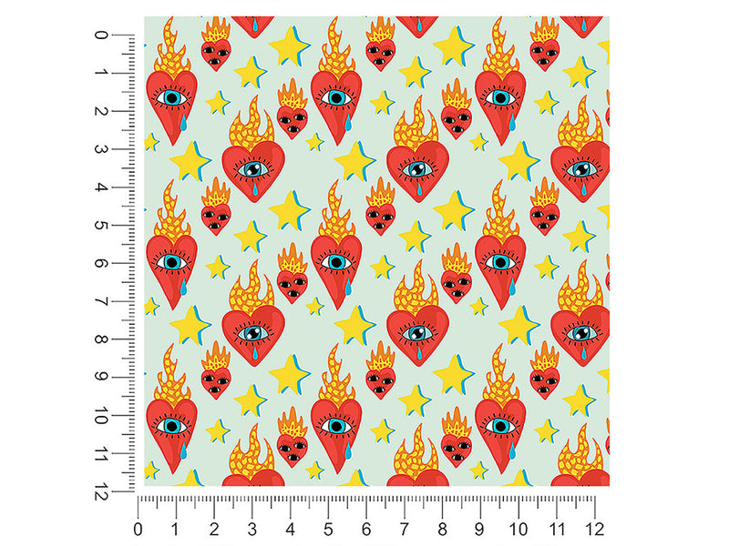 cant help falling heart 1ft x 1ft Craft Sheets