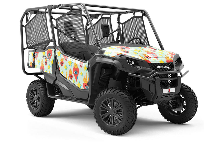 Cant Help Falling Heart Utility Vehicle Vinyl Wrap