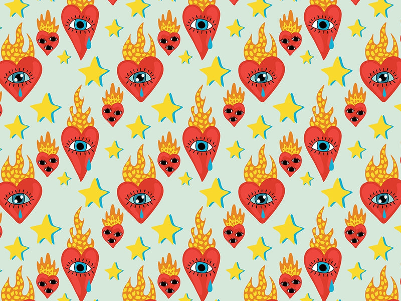 Cant Help Falling Heart Vinyl Wrap Pattern~Rwraps Series 914 Digitally Printed Vinyl Wrap~0