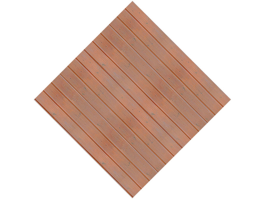 Cantaloupe Wood Plank Vinyl Wrap Pattern
