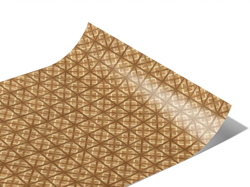 Cappuccino Stain Wooden Parquet Vinyl Wraps~Rwraps Series 914 Digitally Printed Vinyl Wrap~1