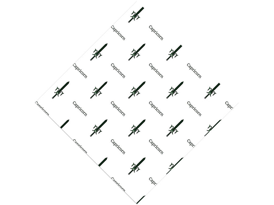 Capricorn Swords Astrology Vinyl Wrap Pattern