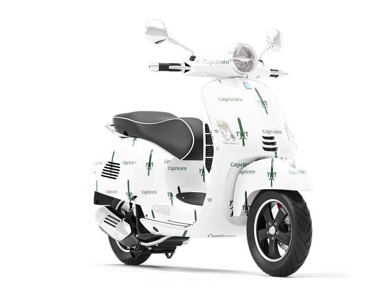 Capricorn Swords Astrology Vespa Scooter Wrap Film