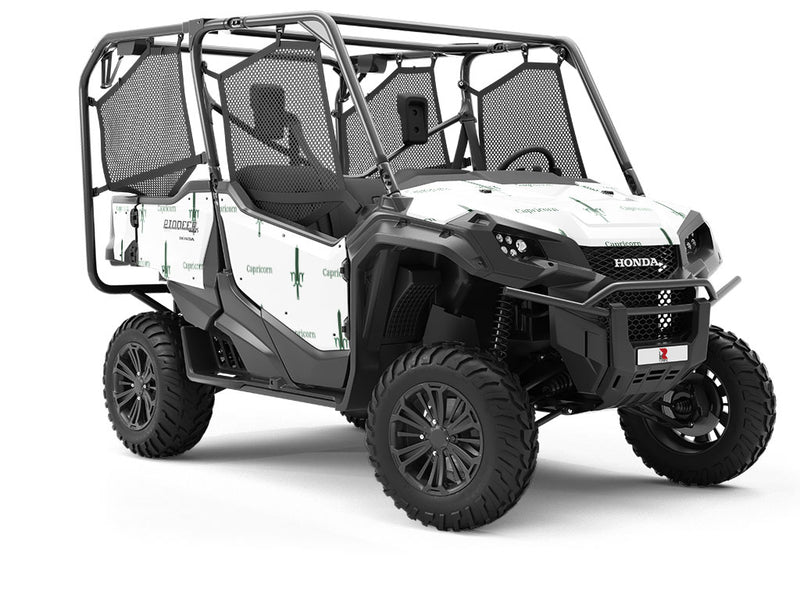 Capricorn Swords Astrology Utility Vehicle Vinyl Wrap