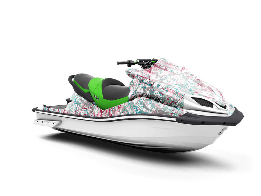 Captured Abstract Jet Ski Vinyl Customized Wrap