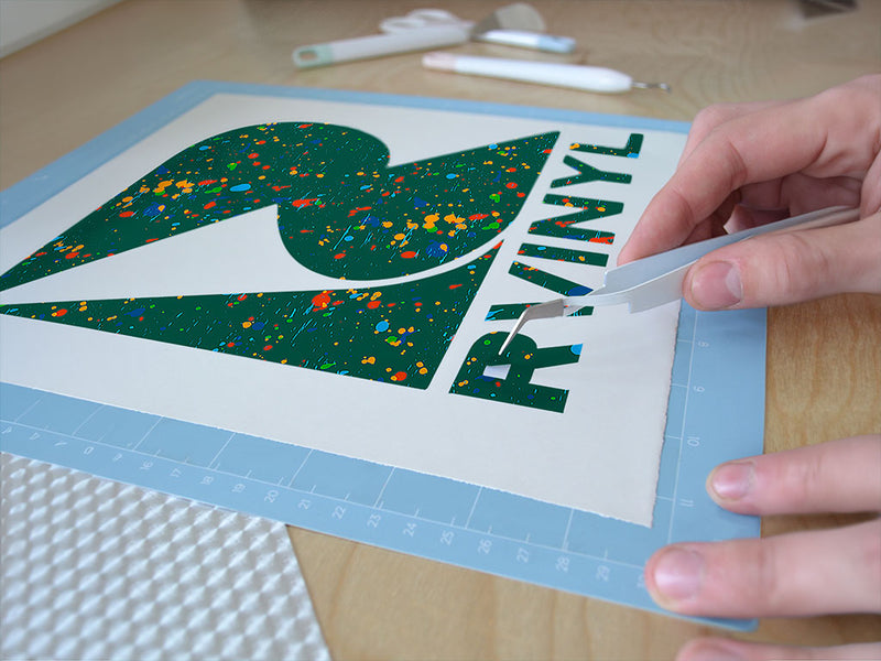 capturing moods paint splatter Easy Weed Craft Vinyl