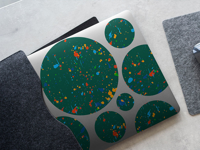 capturing moods paint splatter DIY Laptop Stickers